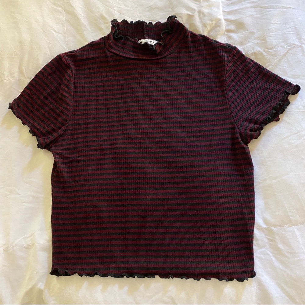 Ribbed Striped Top
